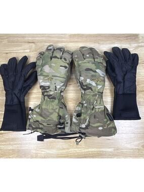 Outdoor Research Multicam Firebrand Gloves w/ Liners Medium NEW